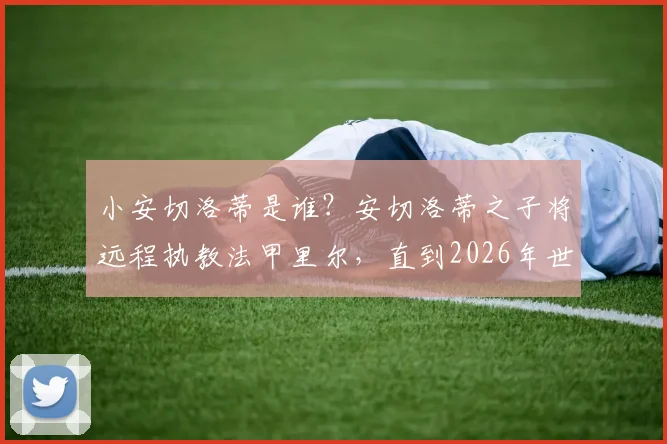 小安切洛蒂是谁？安切洛蒂之子将远程执教法甲里尔，直到2026年世界杯结束